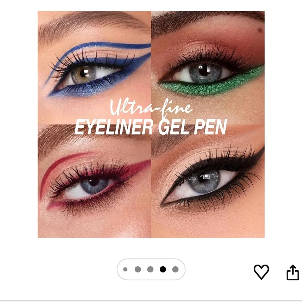 Langmanni extend sturdy dexterous ultra fine eyeliner gel pen NEW shade 08 blue